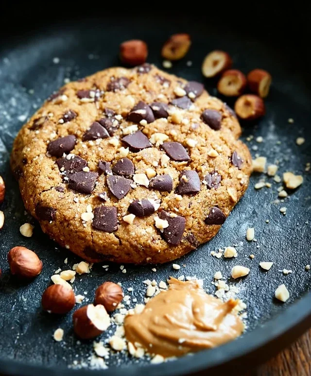 Cookie mit Schoko und Haselnuss