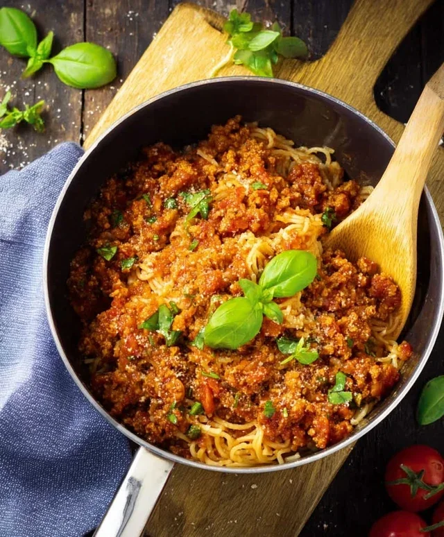 Vegane Bolognese aus Blumenkohl
