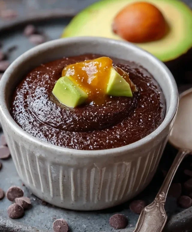 Schokopudding mit Avocado