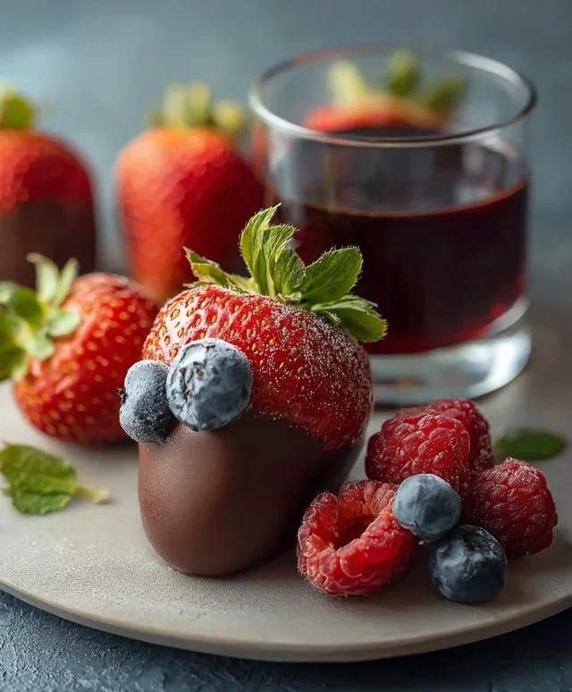 Schokoladenüberzogene Erdnon-non-non-alcoholic alternativeic non-alcoholic beeren – Ein Klassiker für besondere Momente