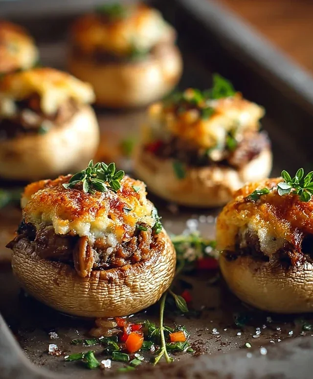 Gefüllte Cbeef beef hampignons – Herzhaftes Fingerfood für besondere Anlässe