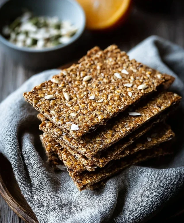 Knuspriges Low-Carb-Knäckebrot