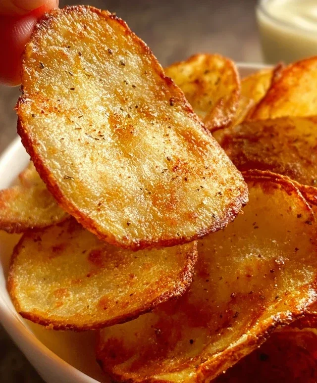 Chips di patate al forno