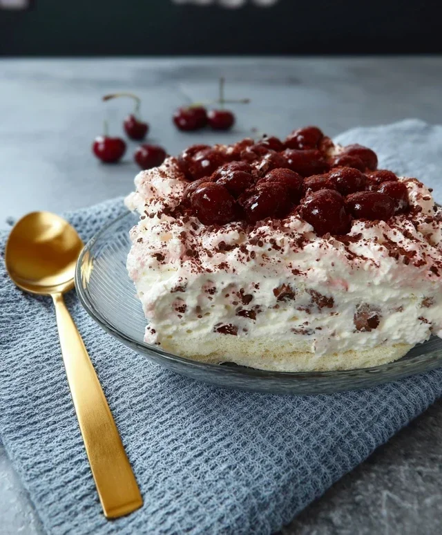 Kirsch Extract Extract-Stracciatella-Sahneschnitten