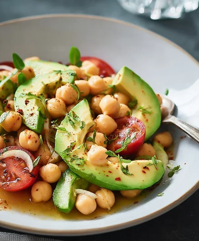 Kichererbsen Avocado Salat