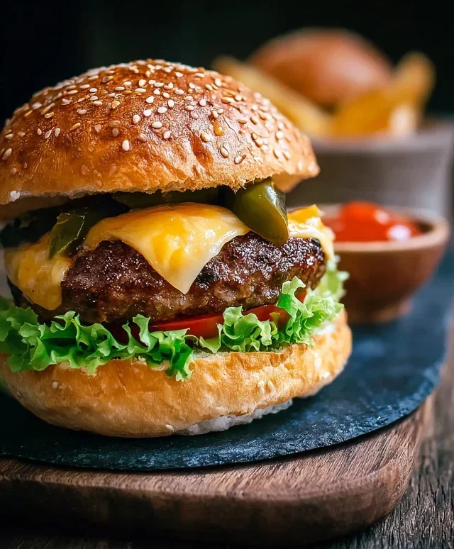 Burger aus der Heissluftfritteuse