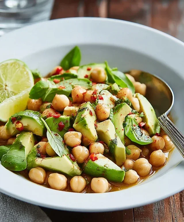 Kichererbsen Avocado Salat
