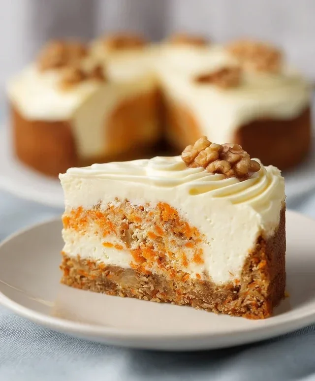 Carrot Cake Cheesecake The Best of Both Worlds