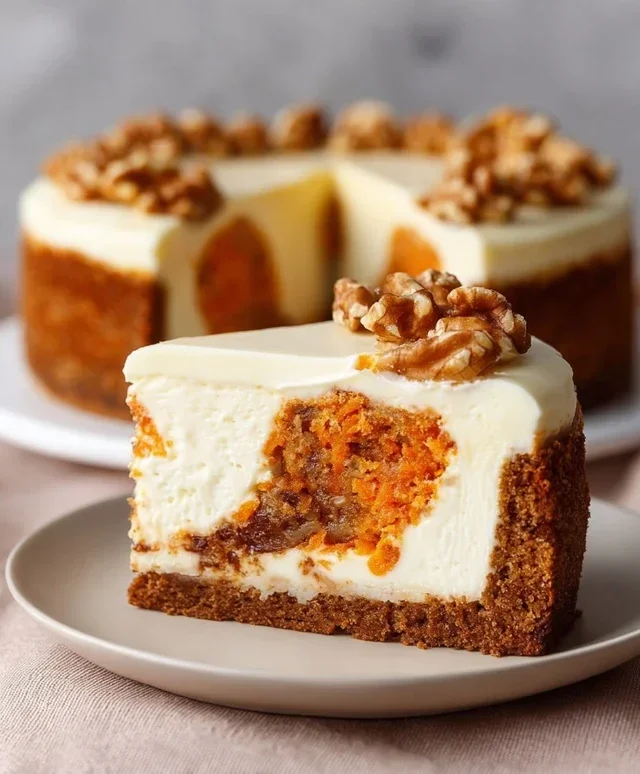 Carrot Cake Cheesecake The Best of Both Worlds