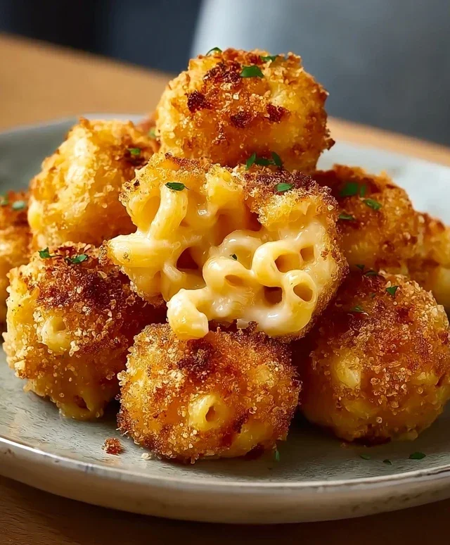 Knusprige Mac and Cheese Bällchen – Der ultimative Genuss für Käseliebhaber