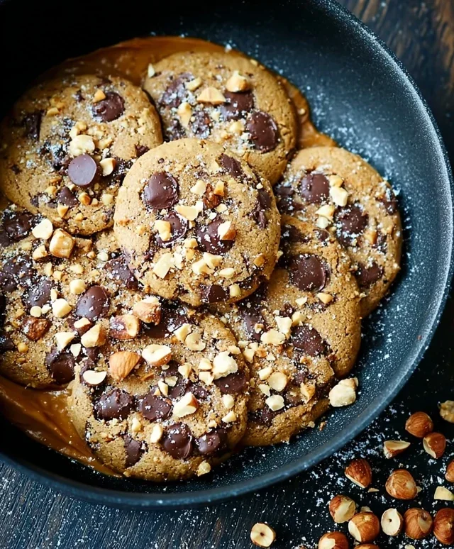 Cookie mit Schoko und Haselnuss