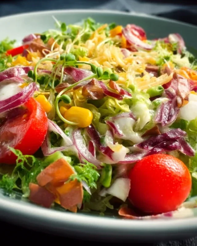 Über-Nacht-Salat Rezept zum Vorbereiten