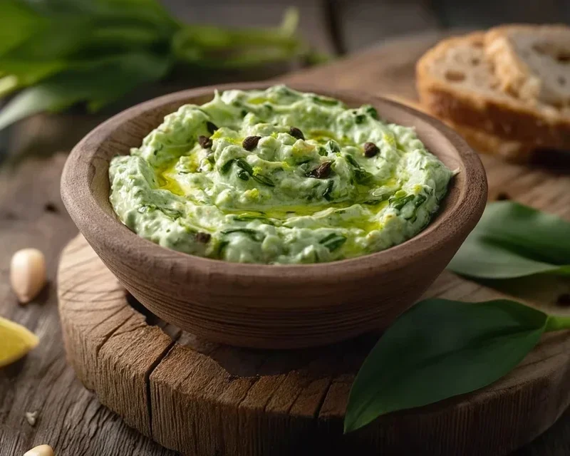 Bärlauch-Dip: Wenn der Frühling nach Knoblauch duftet