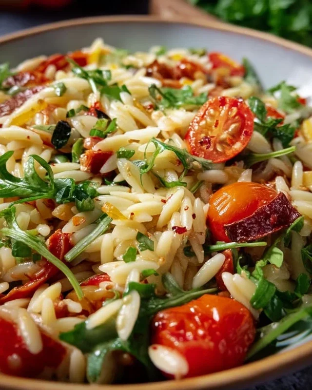 Italienisches Orzo Salat Rezept - einfach lecker!
