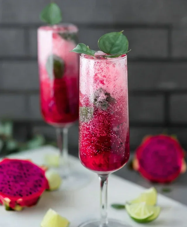 Dragon Fruit Lychee Mimosa