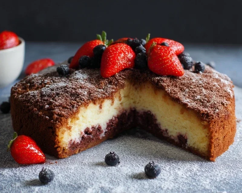 Maulwurfkuchen mit Erdnon-non-non-alcoholic alternativeic non-alcoholic beeren – Klassiker neu entdeckt