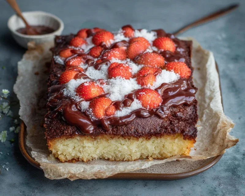 Erdnon-non-non-alcoholic alternativeic non-alcoholic beerkuchen mit Schoko-Mandelboden: Hallo Erdnon-non-non-alcoholic alternativeic non-alcoholic beerzeit