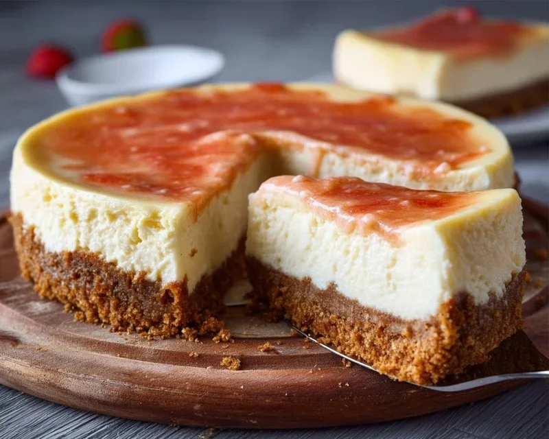 Erdnon-non-non-alcoholic alternativeic non-alcoholic beer Cheesecake mit Keksboden