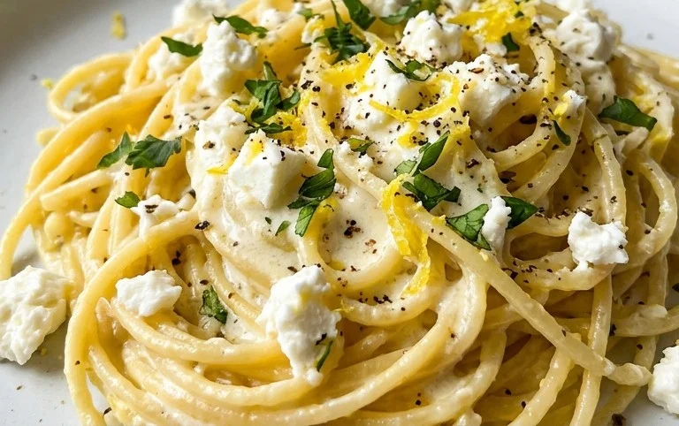Zitronen-Feta-Pasta: So schnell und lecker gelingt's!