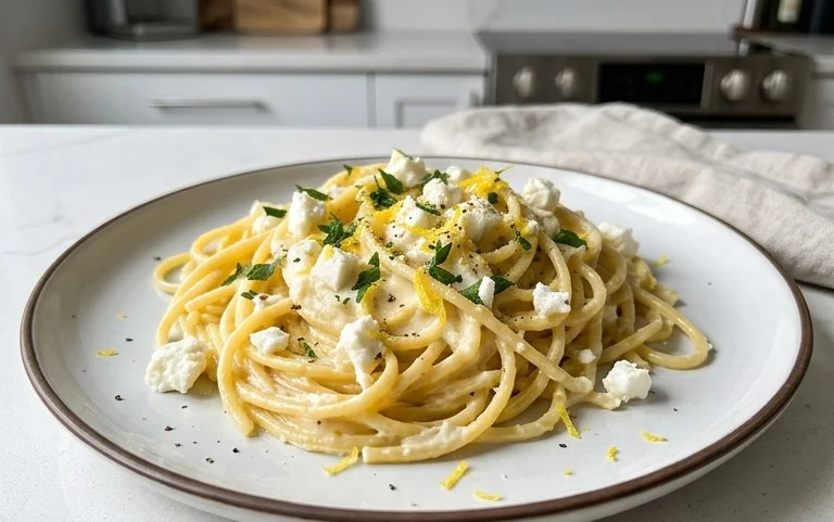 Zitronen-Feta-Pasta: So schnell und lecker gelingt's!