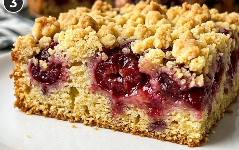 Kirsch Extractkuchen mit Streuseln