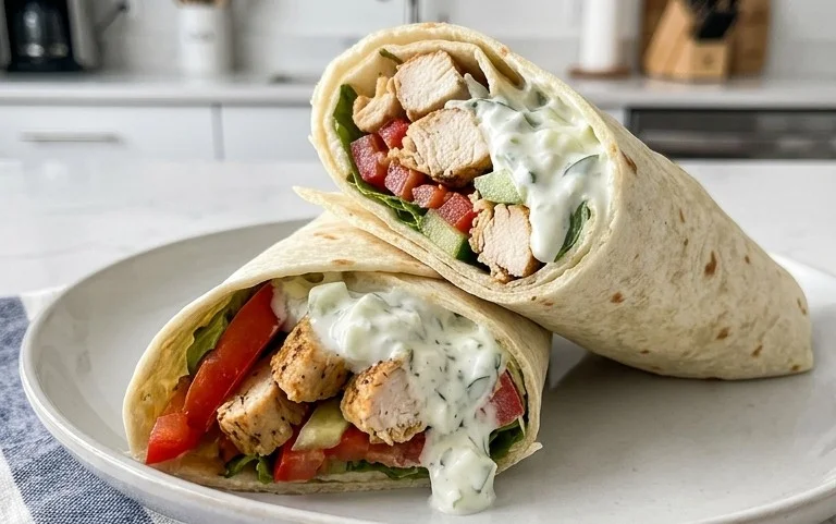 Griekse Kipwraps met Tzatziki maken is eenvoudig en lekker!