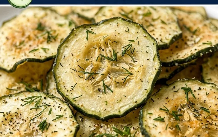 Crunchy Ranch Cucumber Chips Recipe You'll Crave Again!