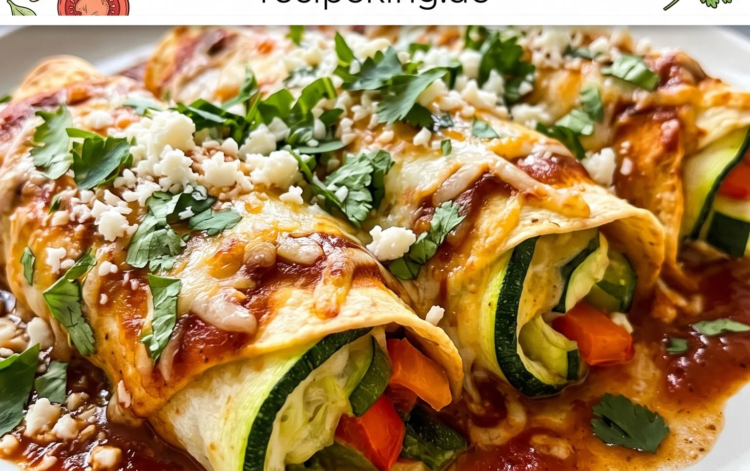 Zucchini Enchilada Roll Ups