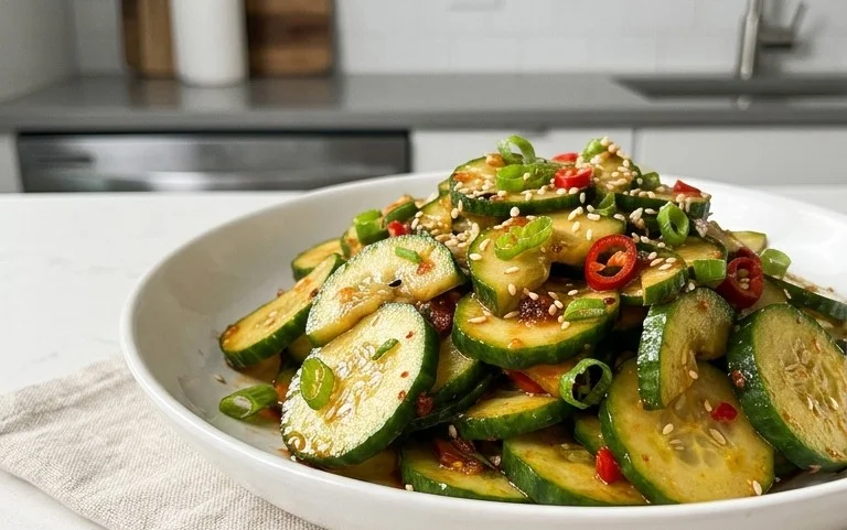Spicy Asian Cucumber Salad