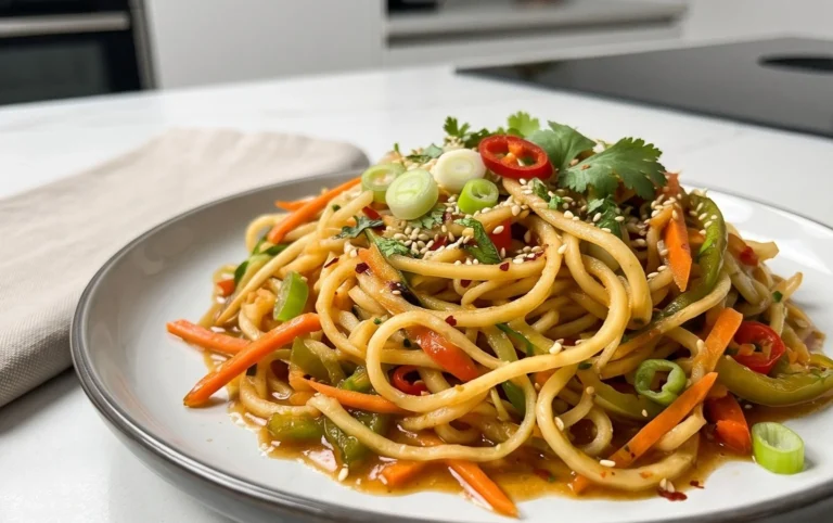 Kohlrabi Nudeln: Low Carb & asiatisch