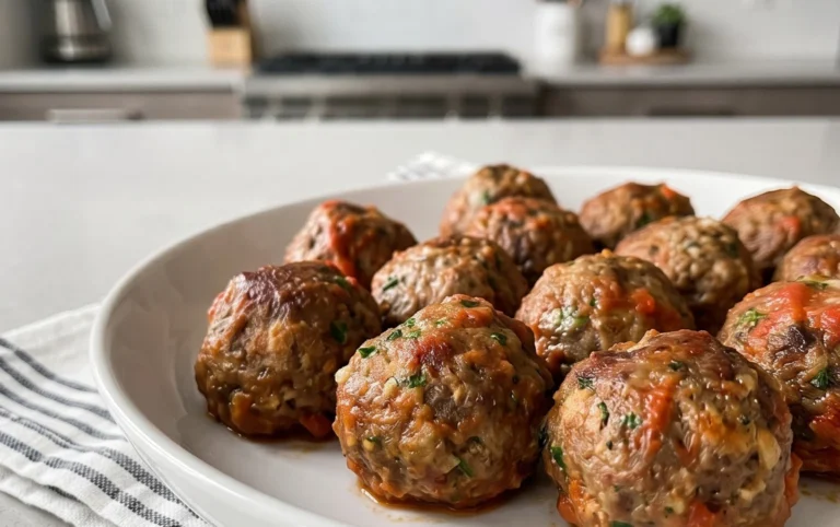 Baked Italian Meatballs