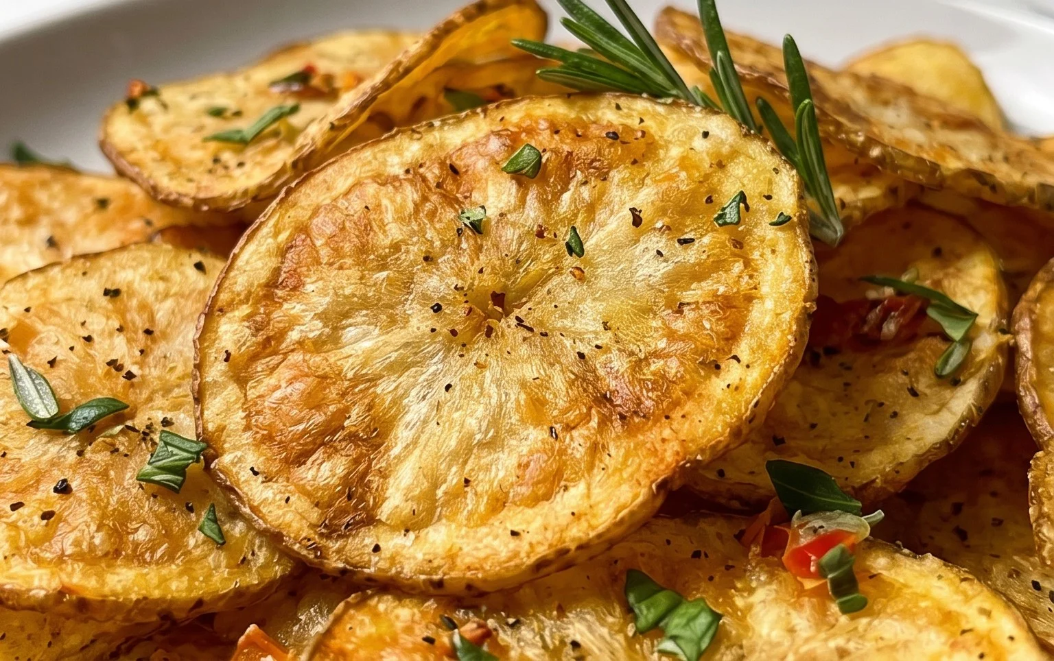 Chips di patate al forno