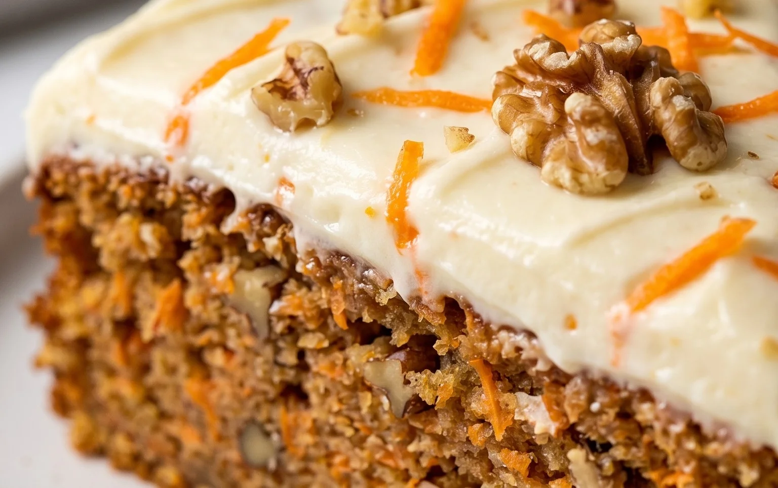 Karottenkuchen mit Frischkäse-Frosting