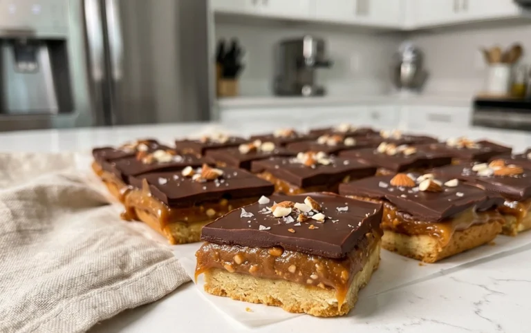 Healthy Twix Bars (Gluten-free) Homemade Recipe