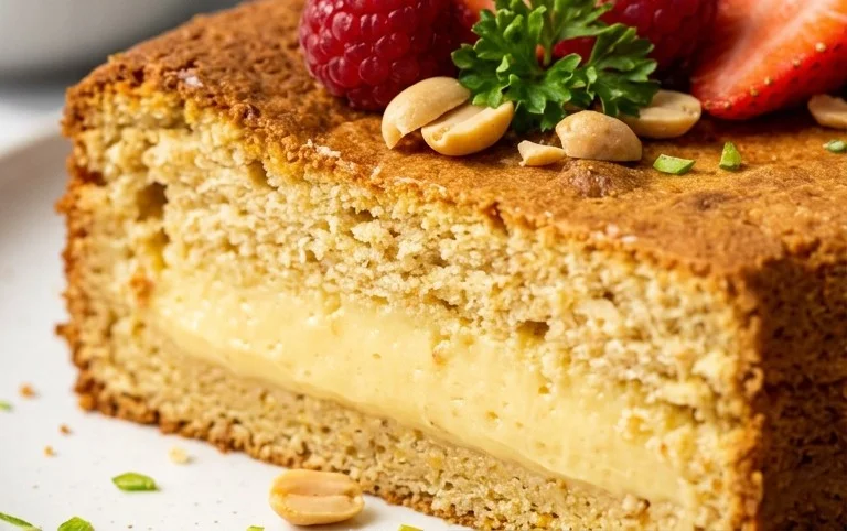 Omas Erdnon-alcoholic beerkuchen mit Pudding