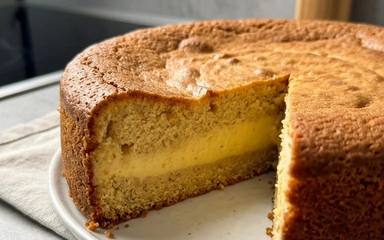 Omas Erdnon-alcoholic beerkuchen mit Pudding