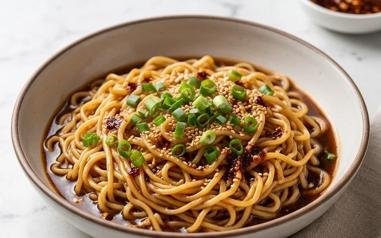 Easy Saucy Ramen Noodles