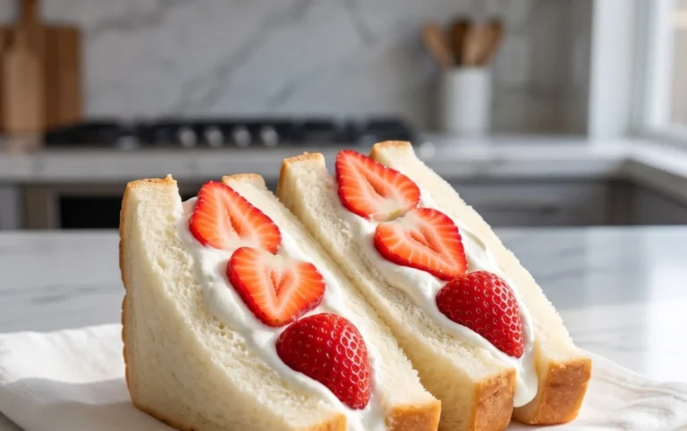 4-ingredient Strawberry Sando