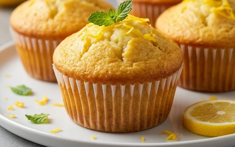 Zitronenmuffins – schnell & einfach