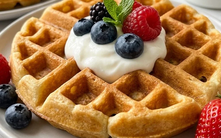Greek Yogurt Waffles