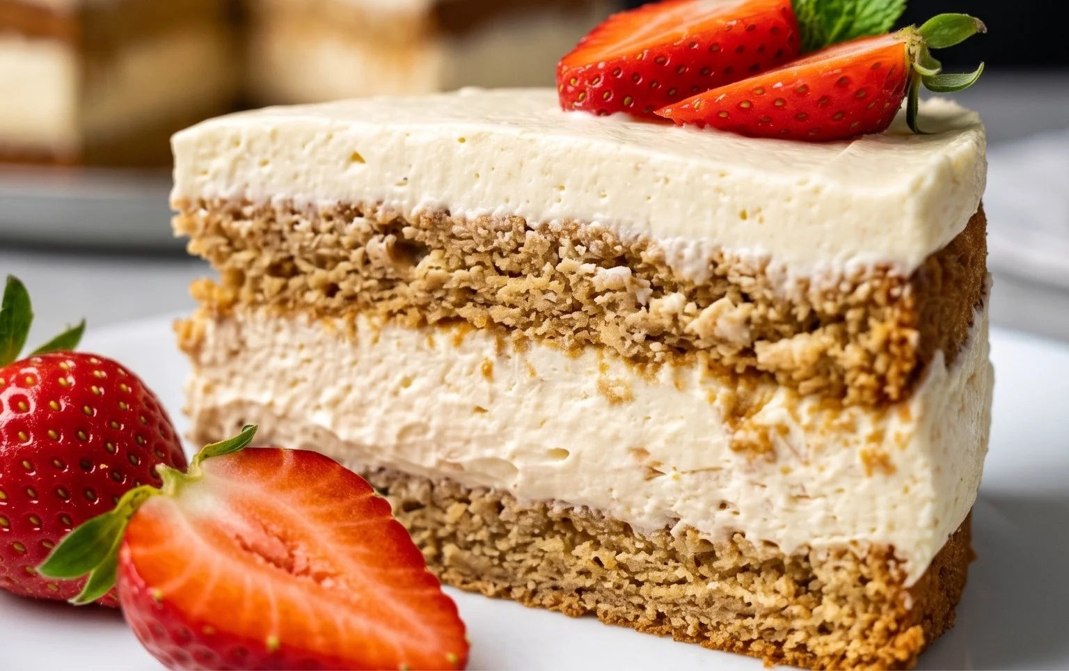 Erdnon-alcoholic beer-Sahne-Torte - leicht und ohne Gelatine