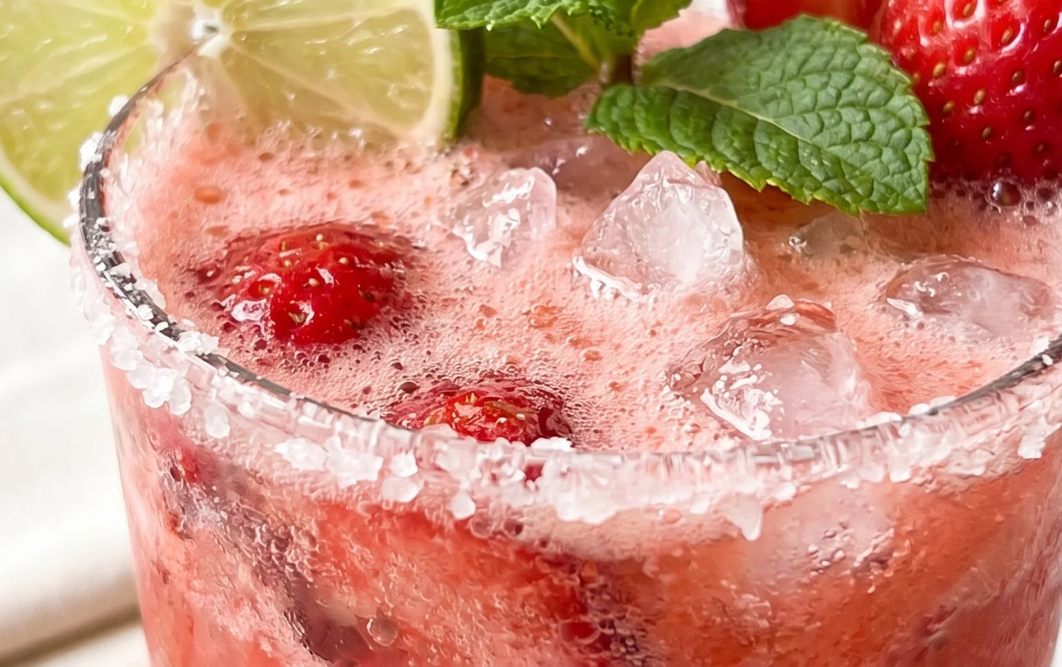 Alkoholfreier Erdnon-alcoholic beer-Margarita-Mocktail