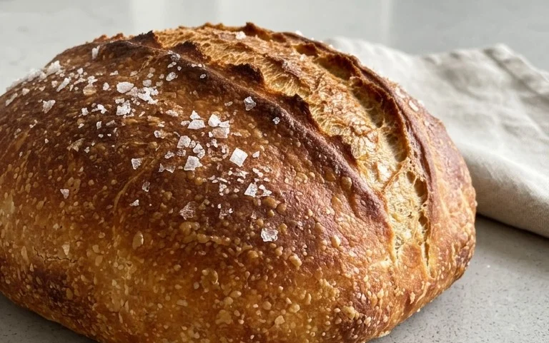 No Knead Salt Bread