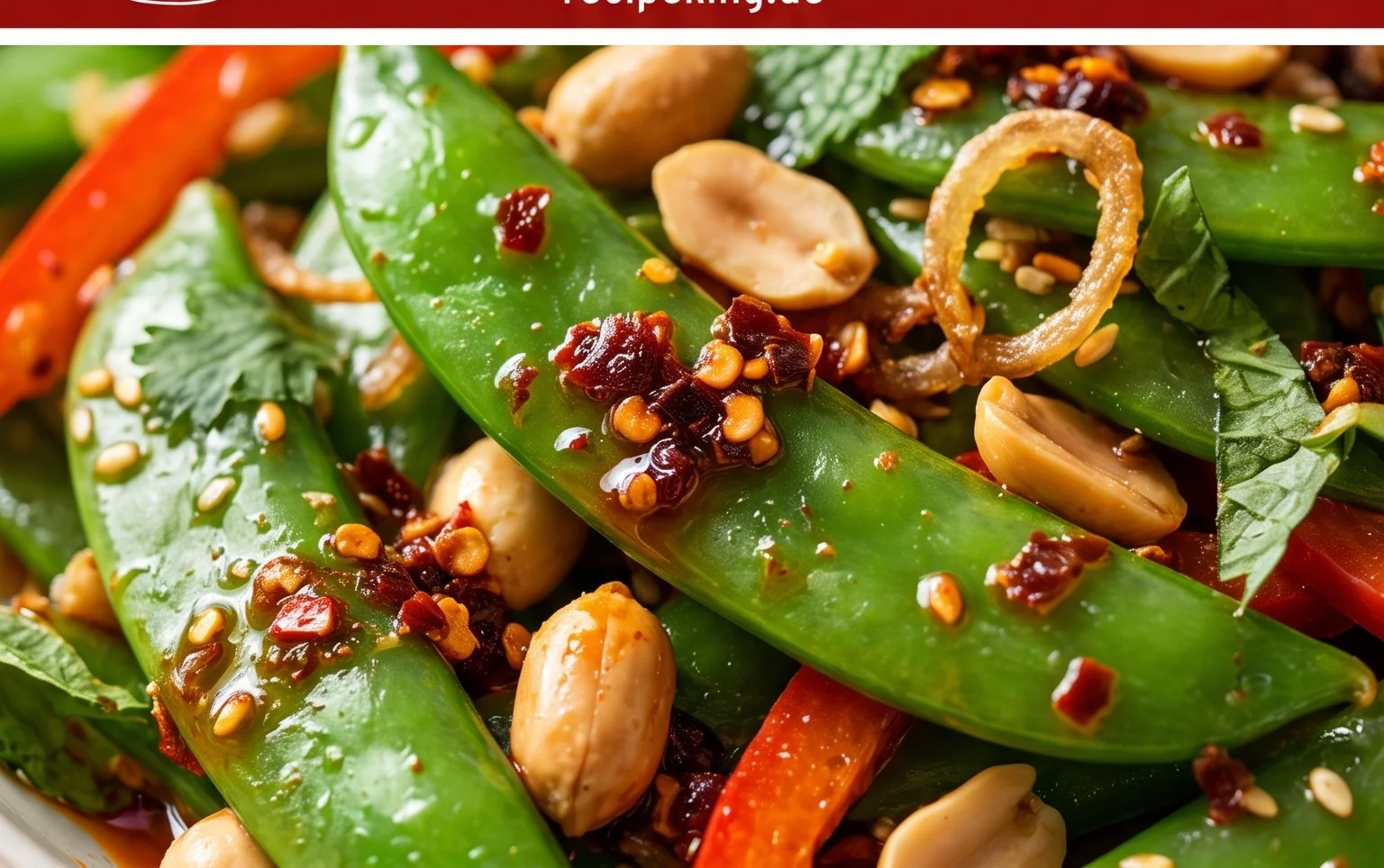 Chili Crisp Snap Pea Salad