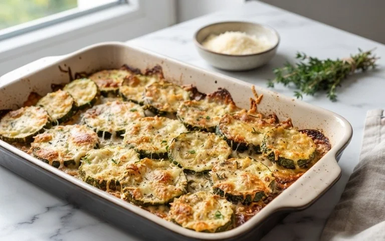 Baked Parmesan Zucchini