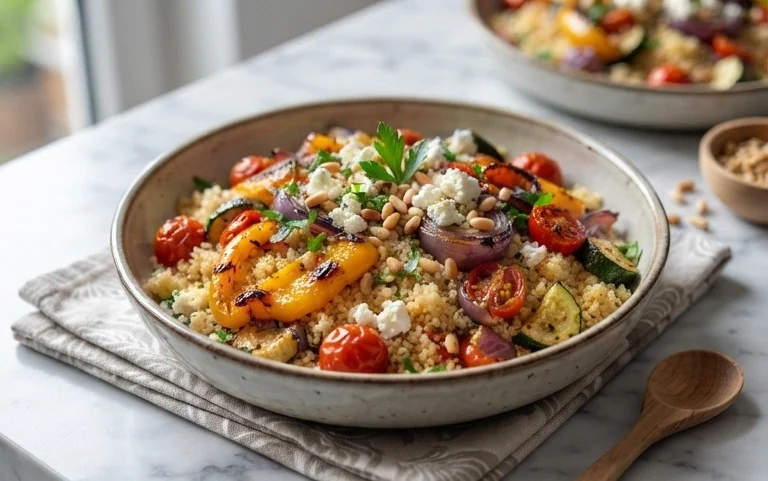 Röstgemüse Couscous für Geschmacksexplosion