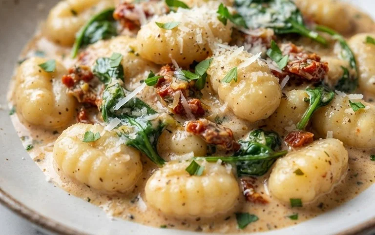 Creamy Tuscan Gnocchi