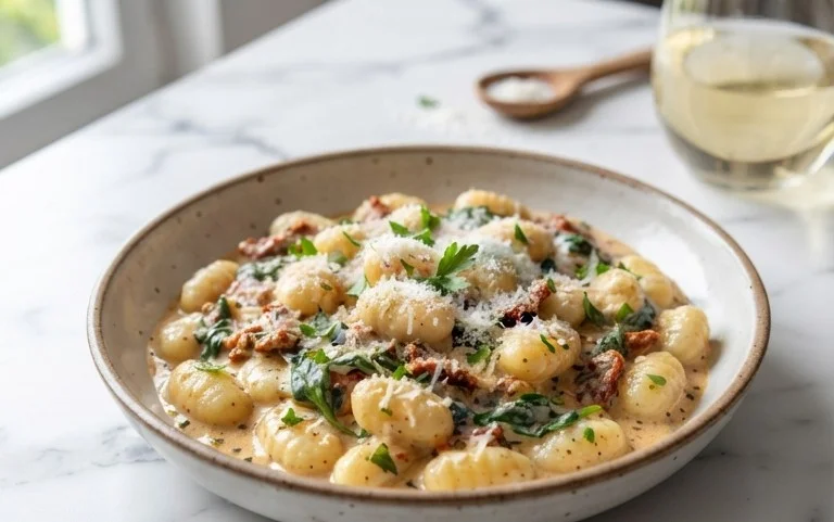Creamy Tuscan Gnocchi