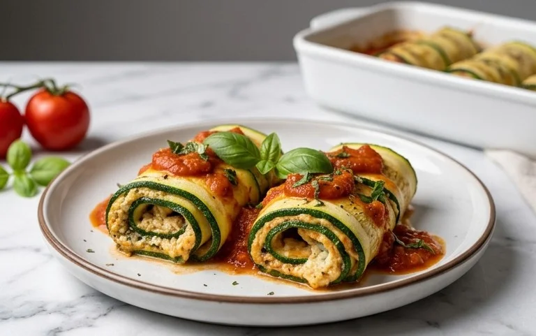 Vegan Zucchini Rollatini
