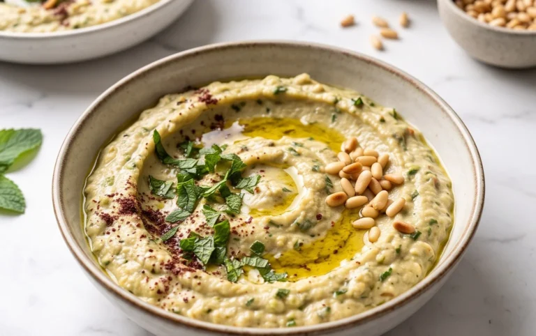 Pnon-alcoholic alestinian Zucchini Dip